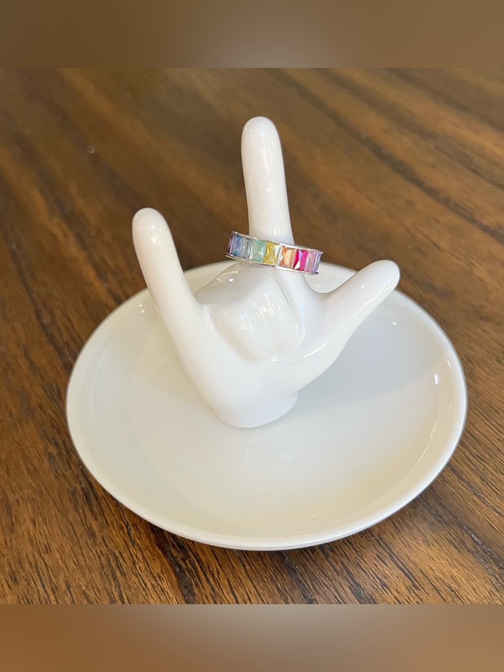 Bomb Party Ring - Size 7 - Mental Health Awareness